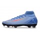 Bota de Futbol Nike Mercurial Superfly X Elite FG Azul Rojo