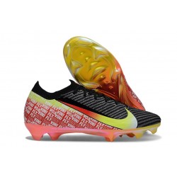 Nike Mercurial Vapor 16 Elite FG X VINI JR Negro Dynamic Amarillo Verde Spark Brt Carmesí