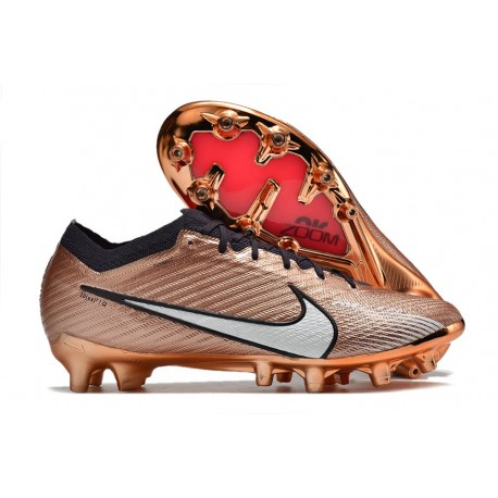 Nike Mercurial Zoom Vapor 15 Elite AG-PRO Mbappé Cobre Metálico Blanco Negro