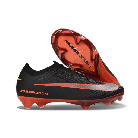 Botas de Futbol Nike Mercurial Vapor 16 Elite FG Negro Rosso