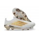 adidas F50 + Sin Cordones FG Blanco Dorado