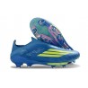 adidas F50 + Sin Cordones FG X MESSI Azul Royal Amarillo Solar Semi Azul Burst