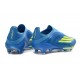 adidas F50 + Sin Cordones FG X MESSI Azul Royal Amarillo Solar Semi Azul Burst