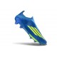 adidas F50 + Sin Cordones FG X MESSI Azul Royal Amarillo Solar Semi Azul Burst