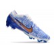 Nike Mercurial Zoom 15 Elite FG Blanco Azul Oro
