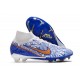Botas Nike Zoom Mercurial Superfly 9 Elite FG Blanco Azul Oro