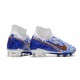 Botas Nike Zoom Mercurial Superfly 9 Elite FG Blanco Azul Oro