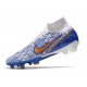 Botas Nike Zoom Mercurial Superfly 9 Elite FG Blanco Azul Oro