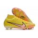 Nike Zoom Mercurial Superfly 9 Elite FG Amarillo strike Brillo de Atardecer Casi Uva