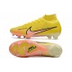 Nike Zoom Mercurial Superfly 9 Elite FG Amarillo strike Brillo de Atardecer Casi Uva