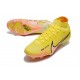 Nike Zoom Mercurial Superfly 9 Elite FG Amarillo strike Brillo de Atardecer Casi Uva