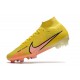 Nike Zoom Mercurial Superfly 9 Elite FG Amarillo strike Brillo de Atardecer Casi Uva