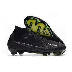 Nike Zoom Mercurial Superfly 9 Elite FG Negro DK Gris Humo Cumbre Blanco Voltio