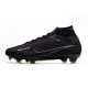 Nike Zoom Mercurial Superfly 9 Elite FG Negro DK Gris Humo Cumbre Blanco Voltio