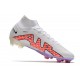 Botas Nike Zoom Mercurial Superfly 9 Elite FG Blanco Negro Rojo