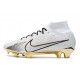 Botas Nike Zoom Mercurial Superfly 9 Elite FG Blanco Oro Negro