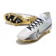 Botas Nike Zoom Mercurial Superfly 9 Elite FG Blanco Oro Negro