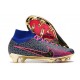 Botas Nike Zoom Mercurial Superfly 9 Elite FG Azul Rojo Negro