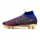 Botas Nike Zoom Mercurial Superfly 9 Elite FG Azul Rojo Negro