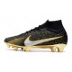 Botas Nike Zoom Mercurial Superfly 9 Elite FG Negro Oro Argento