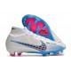 Nike Zoom Mercurial Superfly IX Elite FG Blanco Azul Negro