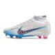 Nike Zoom Mercurial Superfly IX Elite FG Blanco Azul Negro