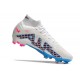Nike Zoom Mercurial Superfly IX Elite FG Blanco Azul Negro