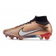 Nike Zoom Mercurial Superfly IX Elite FG Bronce Blanco Azul