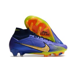 Nike Zoom Mercurial Superfly IX Elite FG Lila Amarillo