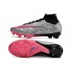 Nike Zoom Mercurial Superfly IX Elite FG Plateado Metalizado Rosa Negro