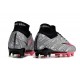 Nike Zoom Mercurial Superfly IX Elite FG Plateado Metalizado Rosa Negro