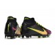 Nike Zoom Mercurial Superfly IX Elite FG Negro Rosa Amarillo