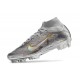 Nike Zoom Mercurial Superfly IX Elite FG Plateado Metalizado Oro