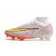Nike Zoom Mercurial Superfly IX Elite FG Blanco Oro Argento