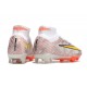 Nike Zoom Mercurial Superfly IX Elite FG Blanco Oro Argento