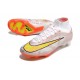 Nike Zoom Mercurial Superfly IX Elite FG Blanco Oro Argento