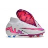 Nike Air Zoom Mercurial Superfly 9 Elite FG Blanco Rosa Azul