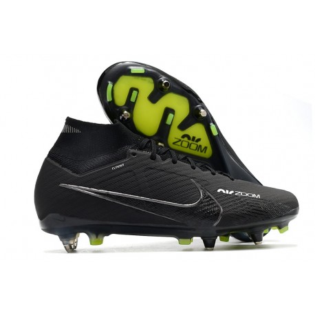 Nike Zoom Mercurial Superfly 9 Elite SG-Pro Negro DK Gris Humo Cumbre Blanco Voltio