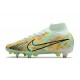 Nike Zoom Mercurial Superfly 9 Elite SG-Pro Casi Verde Oscuro Azul Total Naranja