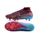 Nike Zoom Mercurial Superfly 9 Elite SG-Pro KM Remolacha Oscura Mtlc Vivid Dorado