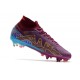 Nike Zoom Mercurial Superfly 9 Elite SG-Pro KM Remolacha Oscura Mtlc Vivid Dorado