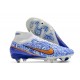 Nike Zoom Mercurial Superfly 9 Elite SG-Pro Blanco Azul Oro