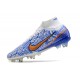 Nike Zoom Mercurial Superfly 9 Elite SG-Pro Blanco Azul Oro