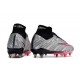Nike Zoom Mercurial Superfly 9 Elite SG-Pro XXV Plateado Metalizado Rosa Hyper Negro