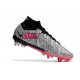 Nike Zoom Mercurial Superfly 9 Elite SG-Pro XXV Plateado Metalizado Rosa Hyper Negro