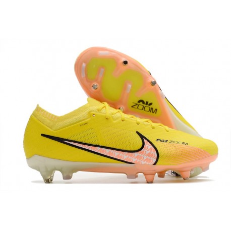 Botas Nike Zoom Mercurial Vapor XV Elite SG Amarillo Naranja