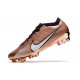 Nike Mercurial Zoom 15 Elite FG Mbappé Cobre Metálico Blanco Negro